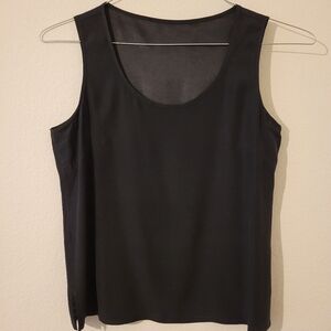 Black silk Camisole
